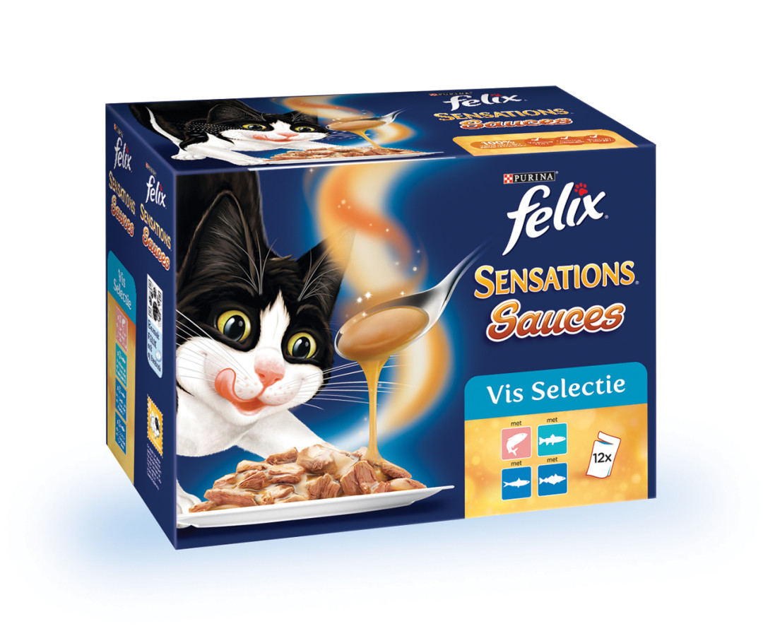 Felix Sensations Sauces Vis selectie <br>12 x 100 gr